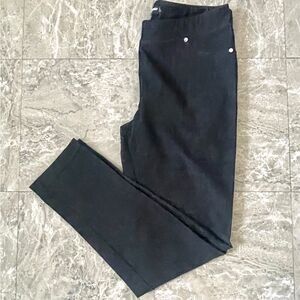 Karl Lagerfeld Black Denim Pull On Jeggings pants size M